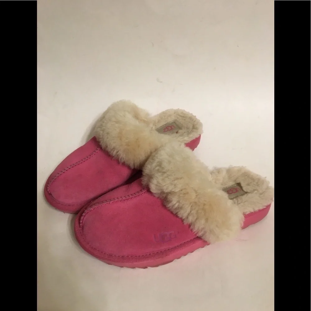 UGG Girls Cozy II Pink Slippers